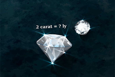 Kim cương 2 carat là bao nhiêu ly: Giải đáp về kích thước và giá trị